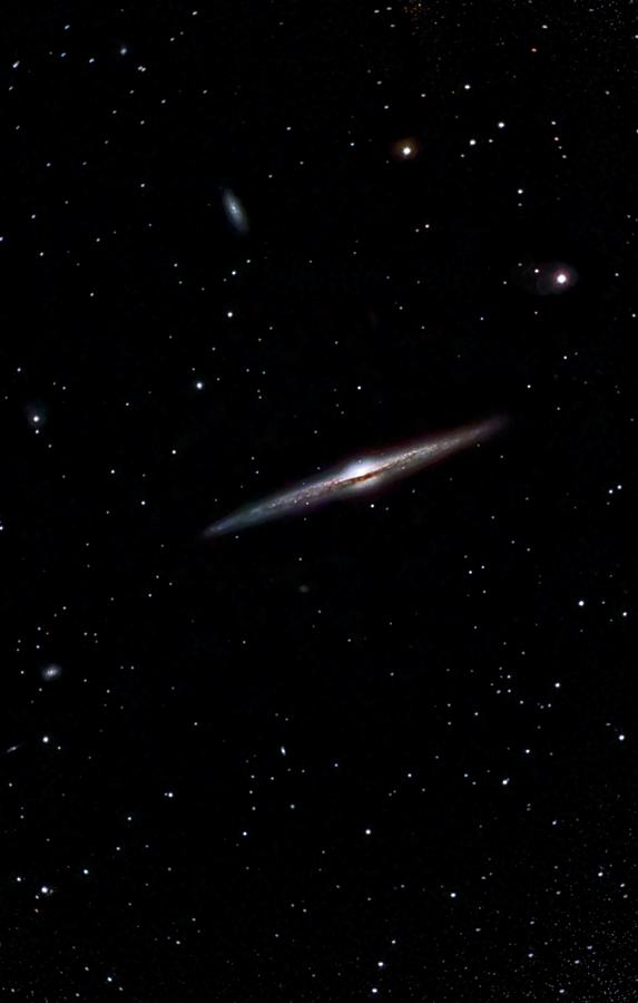 Spiral Galaxy Ngc 4565 Photograph by J-p Metsavainio/science Photo Library