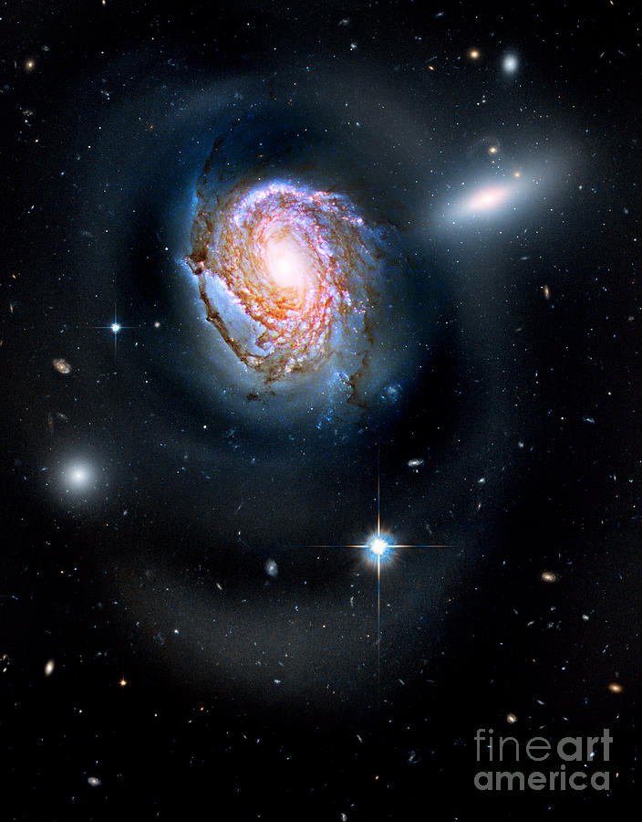 Spiral Galaxy NGC 4911 Photograph by Nicholas Burningham
