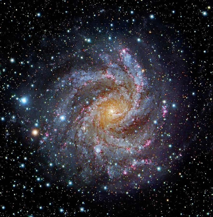 Spiral Galaxy Ngc 6949 Photograph by Robert Gendler/science Photo Library