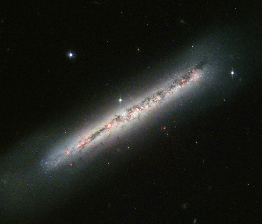 Spiral Galaxy, Side View Photograph by Science Source