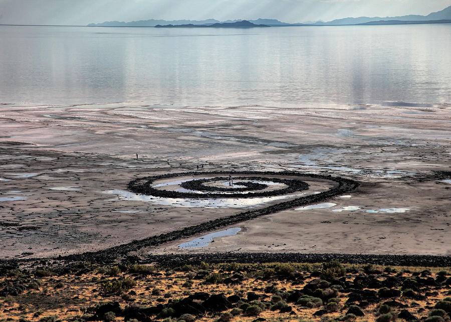 Great Salt Lake Photograph - Spiral Jetty by Ely Arsha