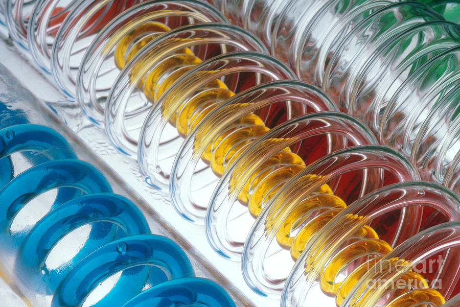Spiral Laboratory Glass Photograph by Charlotte Raymond