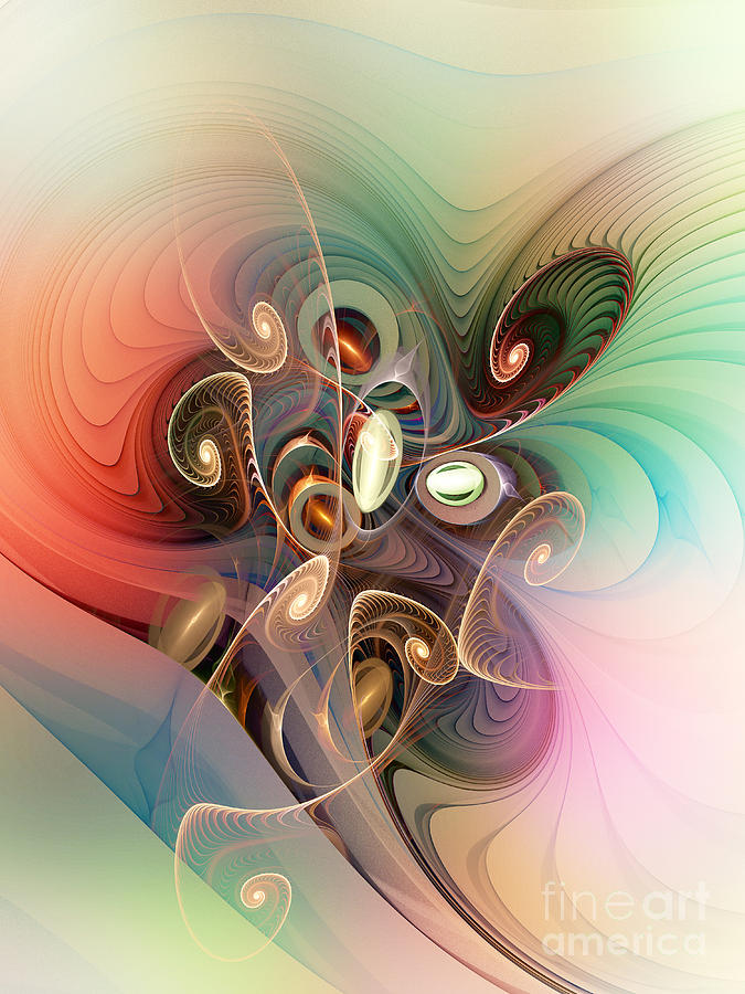 Spiral Mania 1 Digital Art by Klara Acel