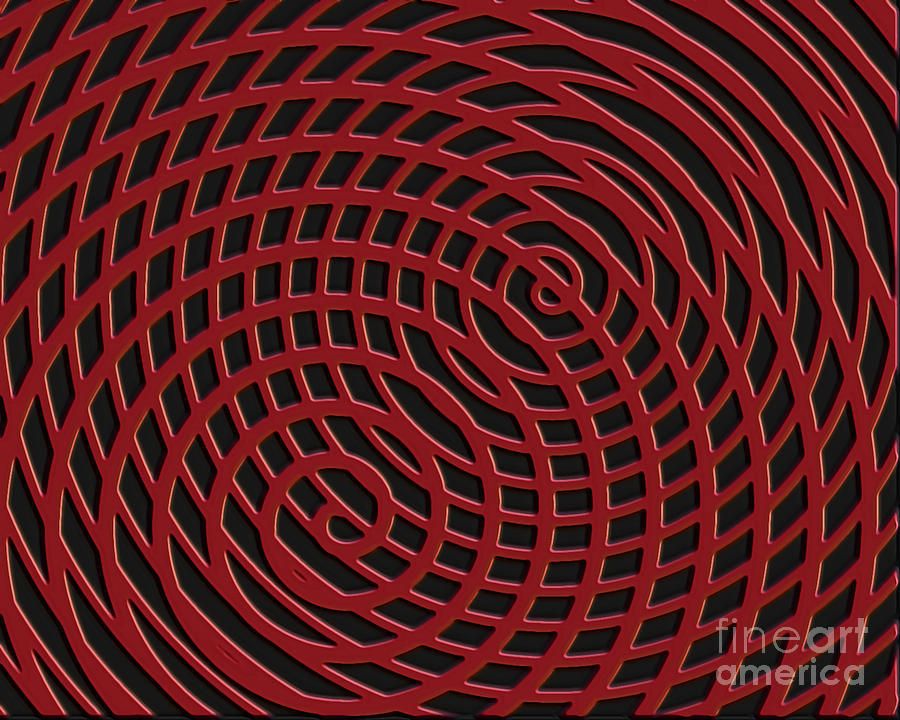 Spiral Ripples Digital Art by Stan Reckard