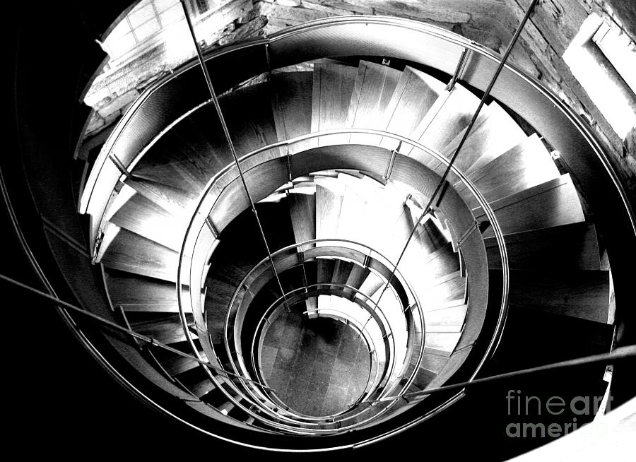 Lighthouse Photograph - Spiral Stair 2 by Alan Oliver