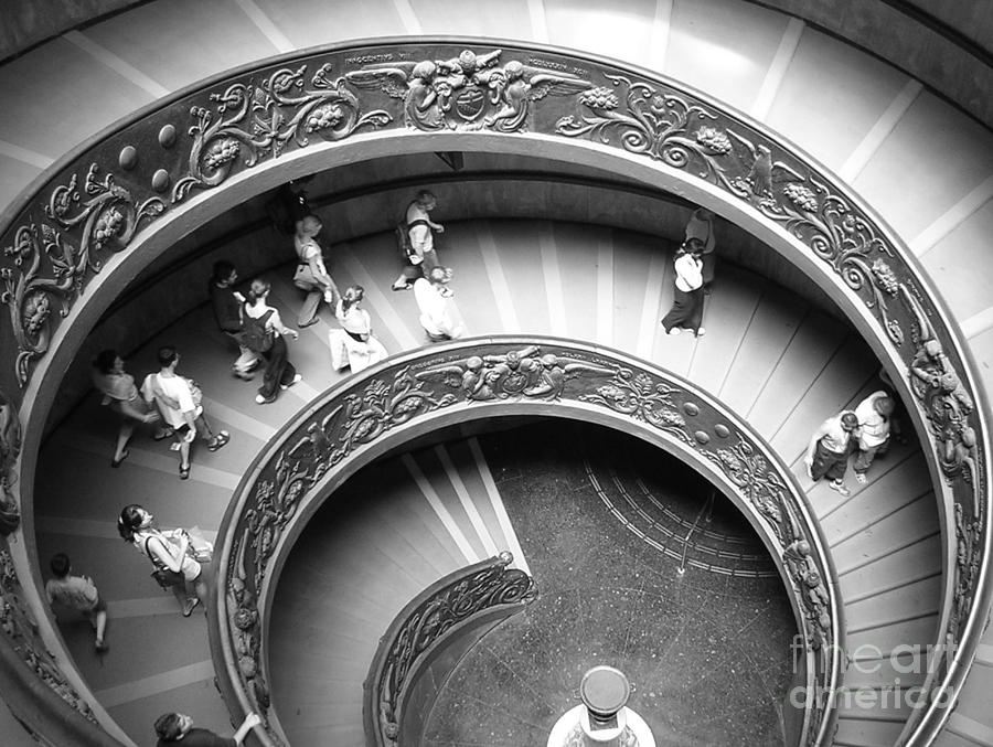 Spiral Staircase Photograph by Barbara Bardzik
