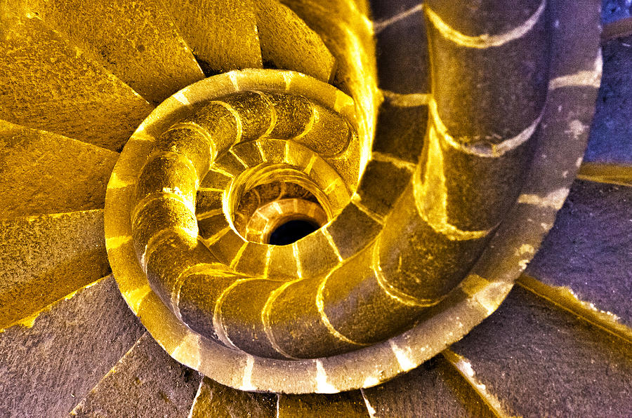 Spiral Staircase III Photograph by John Bartosik