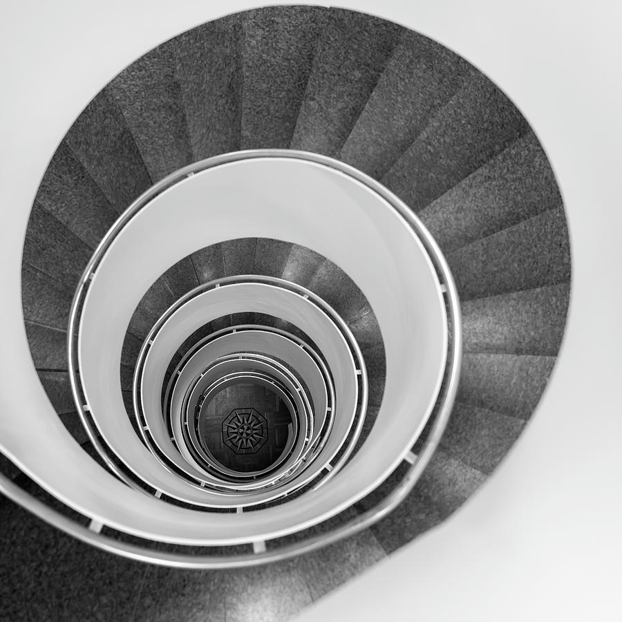Spiral Staircase Photograph by Martin Wahlborg