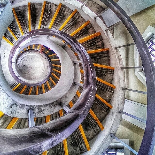 Spiral Photograph - Spiral Stairs by Erwin Tan