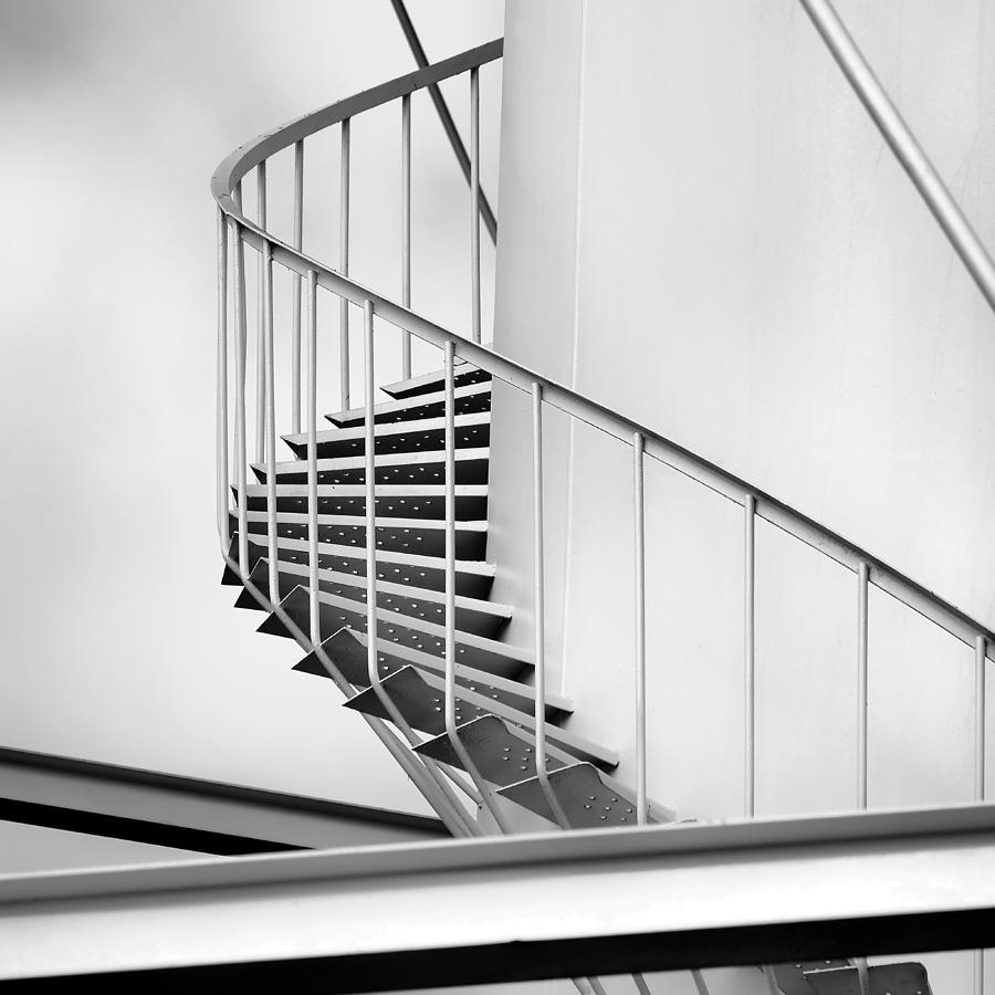 Architecture Photograph - Spiral Stairs by Patrick Lynch