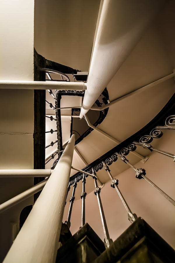 Spiral Stairs Up To The Bell Tower Photograph by Sven Brogren