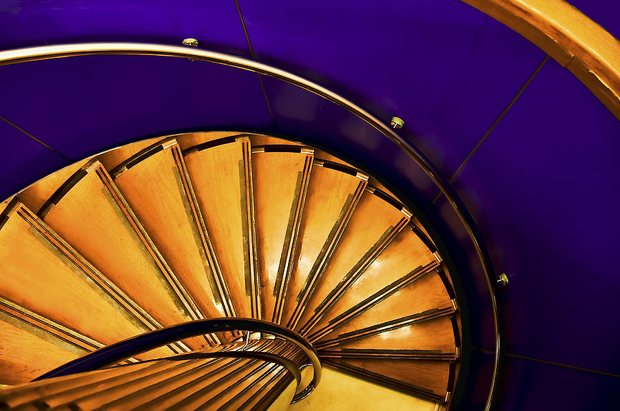 Spiral Stairway Photograph by Maria Coulson
