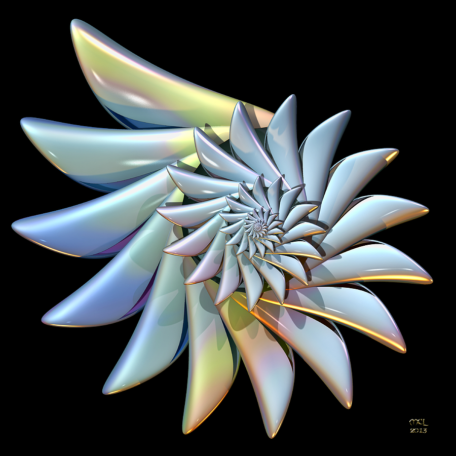 Spirality Digital Art by Manny Lorenzo