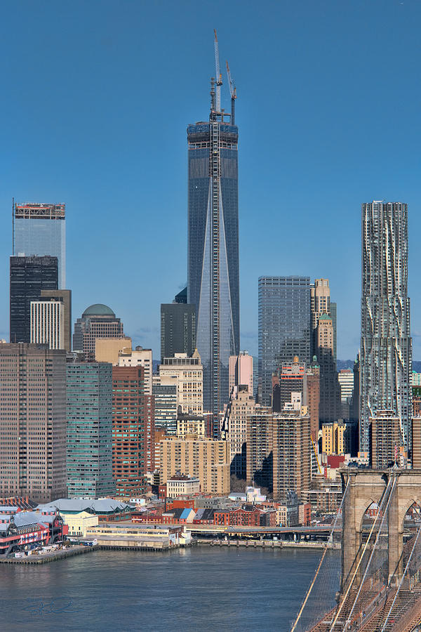 Spire-building on 1WTC Photograph by S Paul Sahm