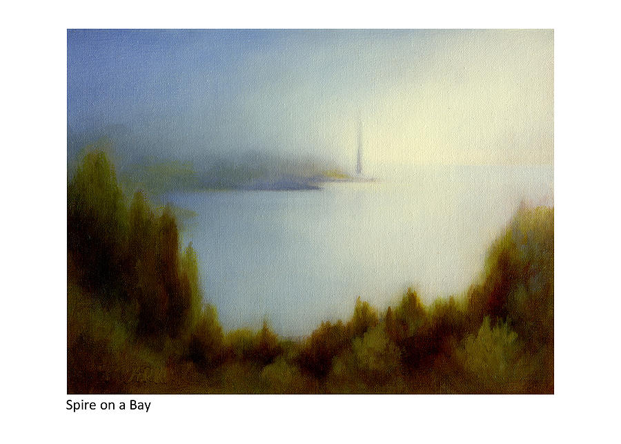 Spire on a Bay Painting by Betsy Derrick
