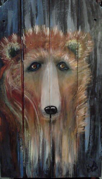 Wildlife Painting - Spirit Bear by Carol Duarte