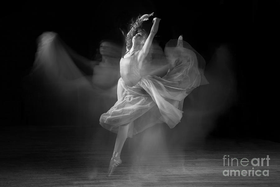 Spirit Dance in Black and White Photograph by Cindy Singleton