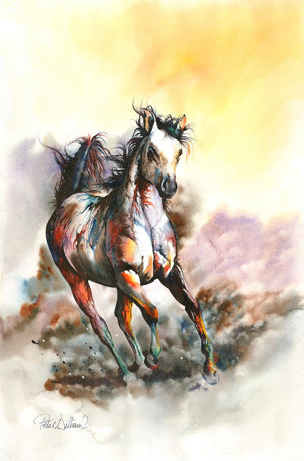 Spirit In The Sky Painting by Peter Williams