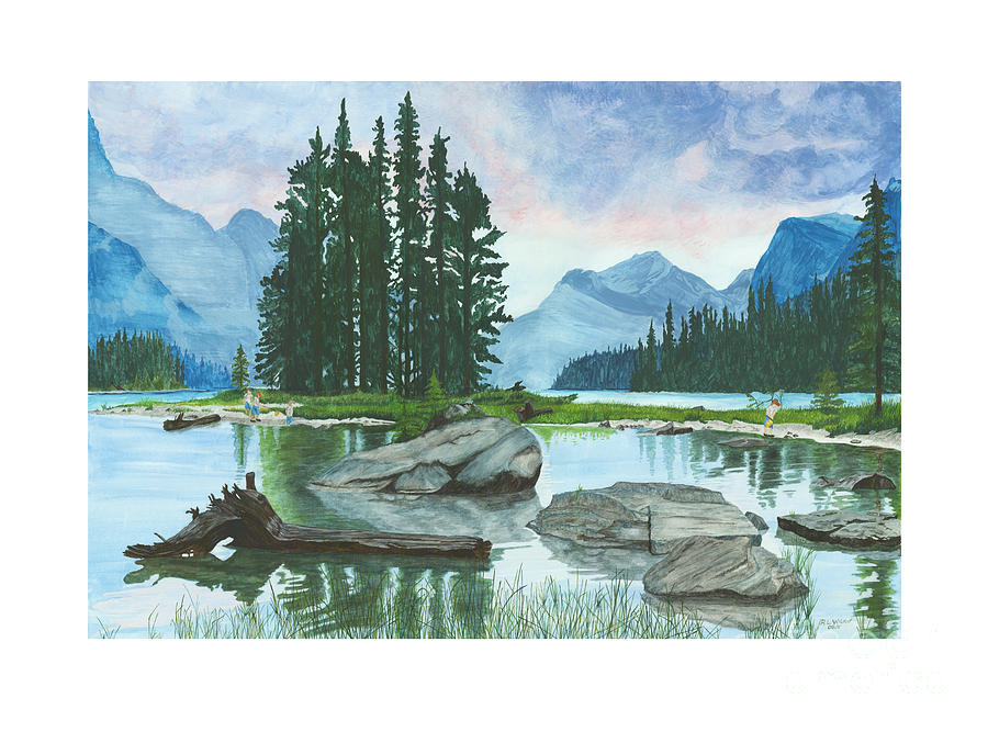 Spirit Island Painting by Ronald Wilkie