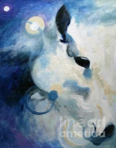 Spirit of Chantilly Painting by Alison Caltrider