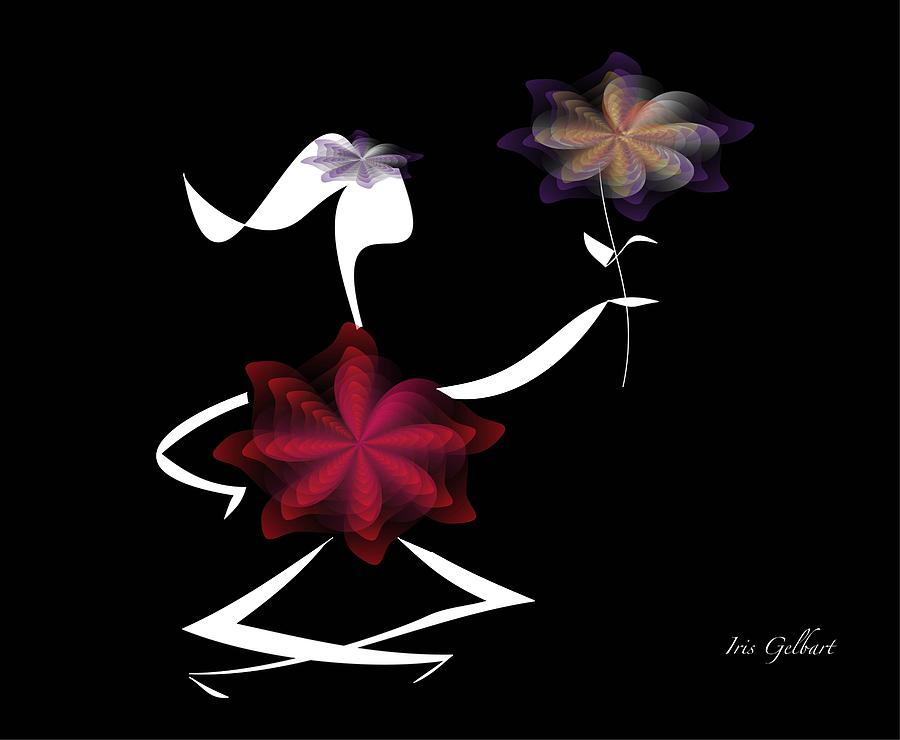 Spirit of Love 2 Digital Art by Iris Gelbart