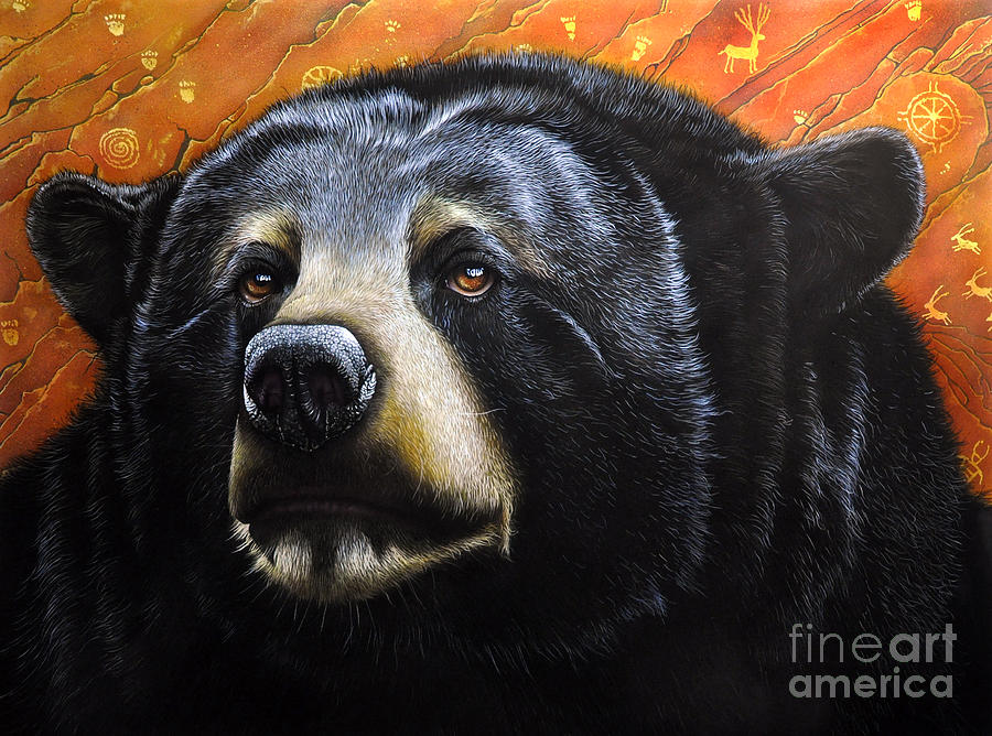 Spirit of the Bear Painting by Jurek Zamoyski