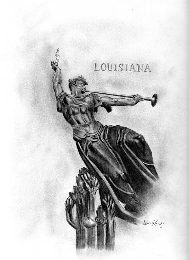 Spirit Triumphant Drawing by Lou Knapp - Fine Art America