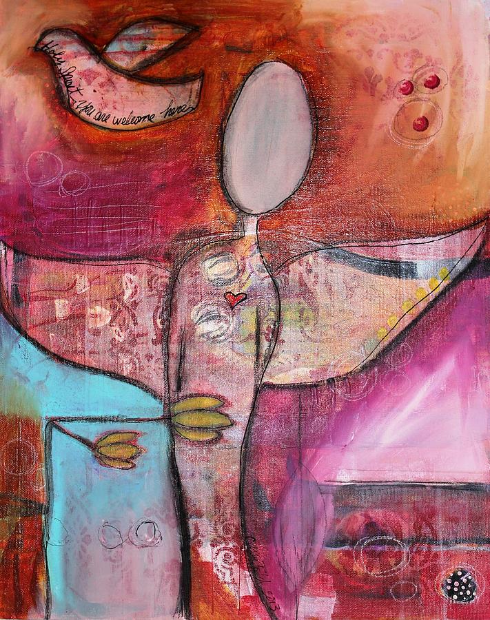 Spirit Welcome Mixed Media by Carrie Todd