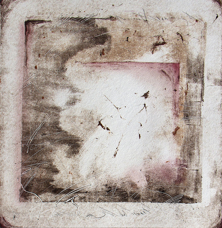 Abstract Mixed Media - Spirit Window 1 by Jeannette Debonne