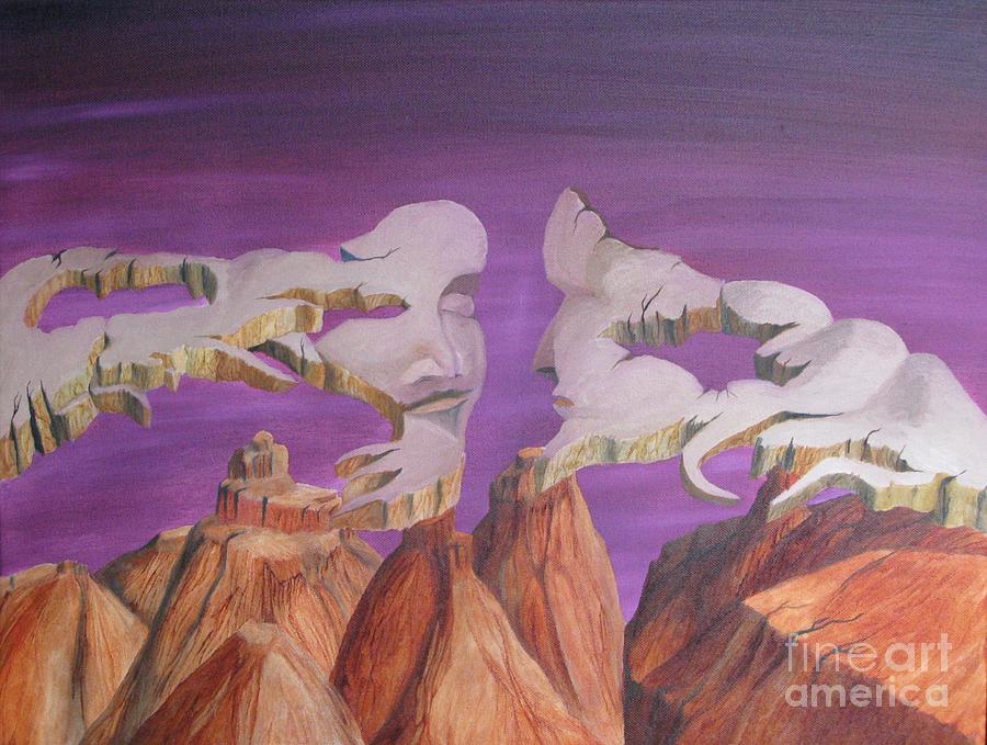 Spirits in the Desert Painting by Richard Dotson