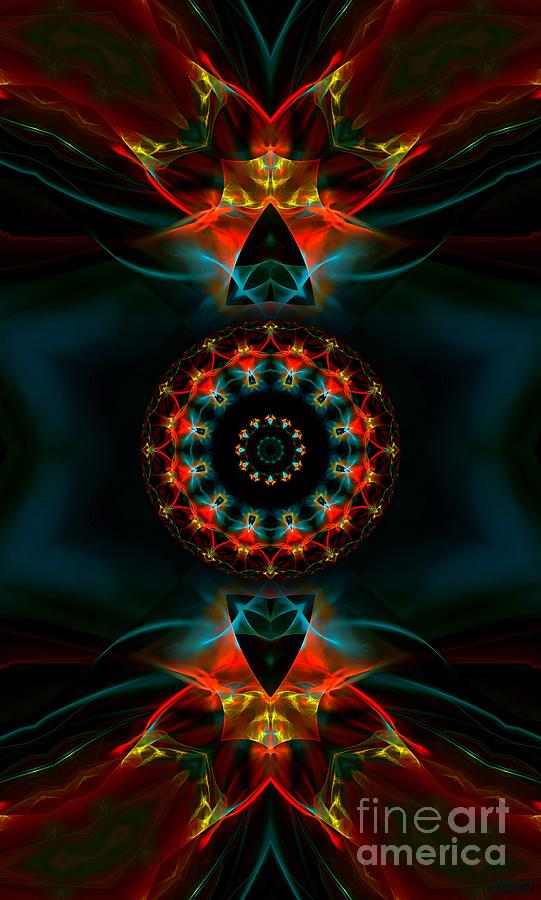 Abstract Digital Art - Spiritual Magic by Hanza Turgul