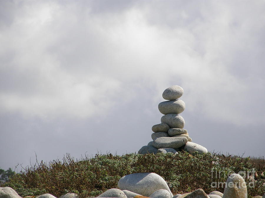 Spiritual Rock Sculpture Photograph by Bev Conover