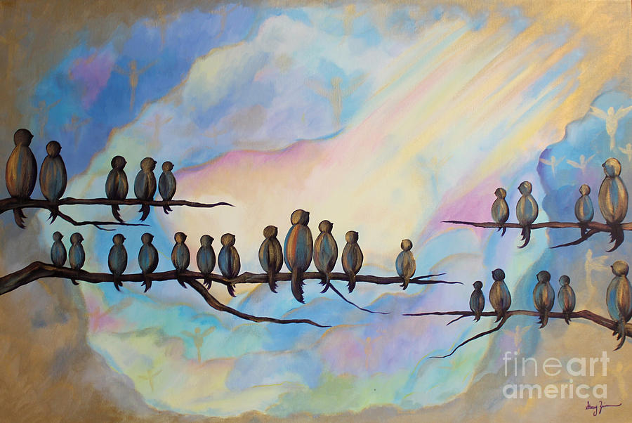 Spiritual Tribute Painting by Stacey Zimmerman
