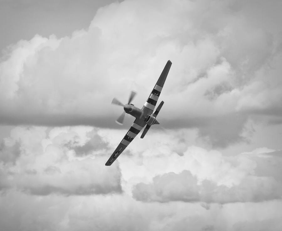Spitfire Against the Clouds Photograph by Maj Seda