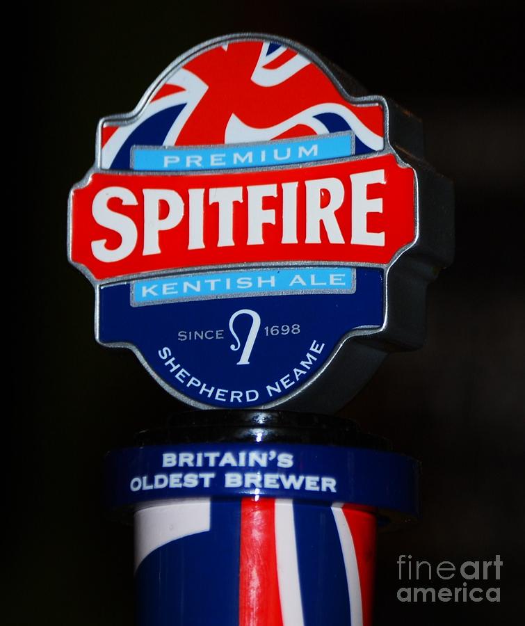 Spitfire Ale Tap Photograph by Marcus Dagan Spitfire Ale Tap Photograph by Marcus Dagan