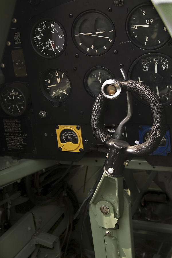 Spitfire Cockpit Photograph by Adam Romanowicz