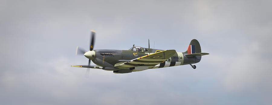 Spitfire Fighter Plane Photograph