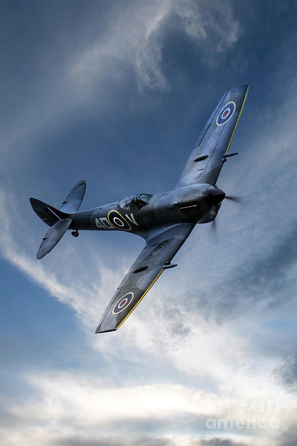 Spitfire Pass Digital Art by Airpower Art