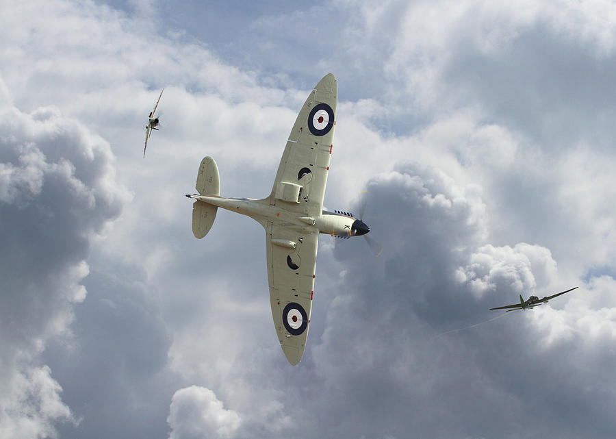 Spitfire - You can run.......... Photograph by Pat Speirs