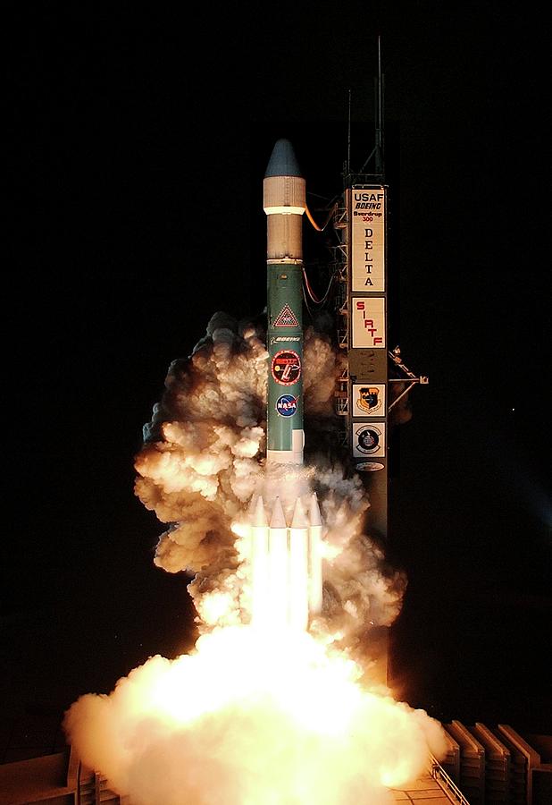 Space Photograph - Spitzer Space Telescope Launch by Nasa/ksc