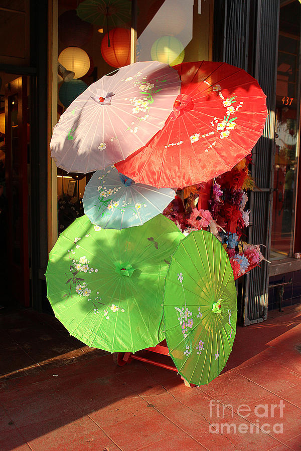 Umbrella Photograph - Splash of Color by Kevin Ashley
