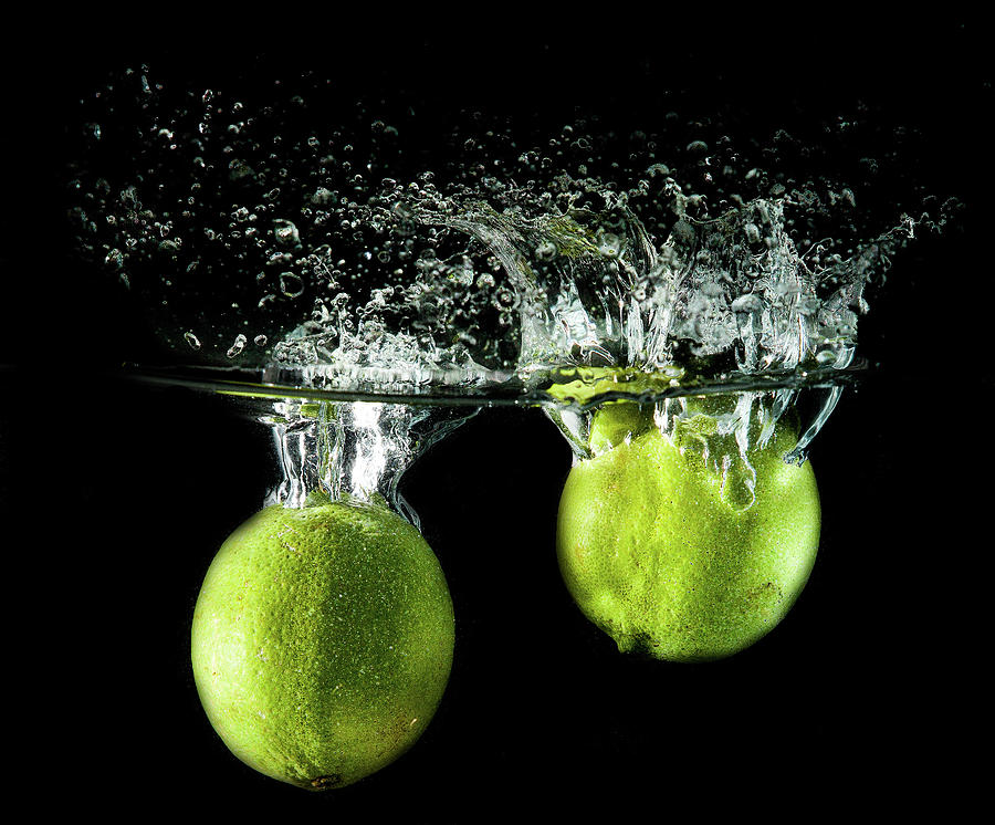 Splash Of Lime Photograph by Matthew Woitunski
