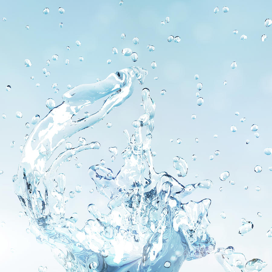 Splash Of Water Digital Art by Maciej Frolow