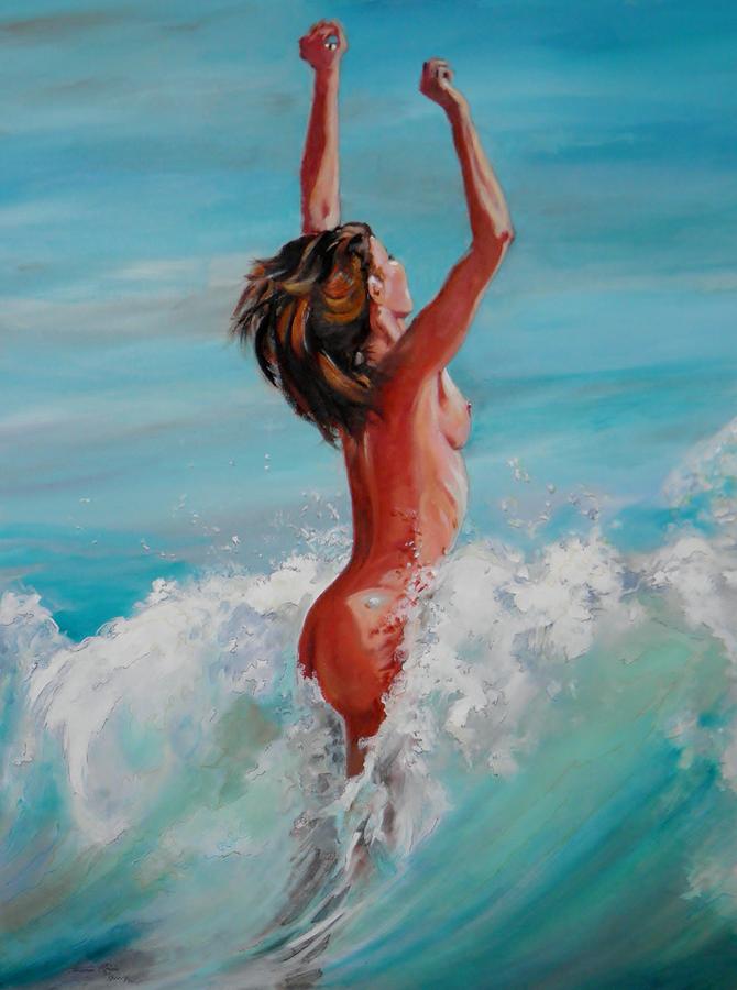 Splash Painting by Terence R Rogers