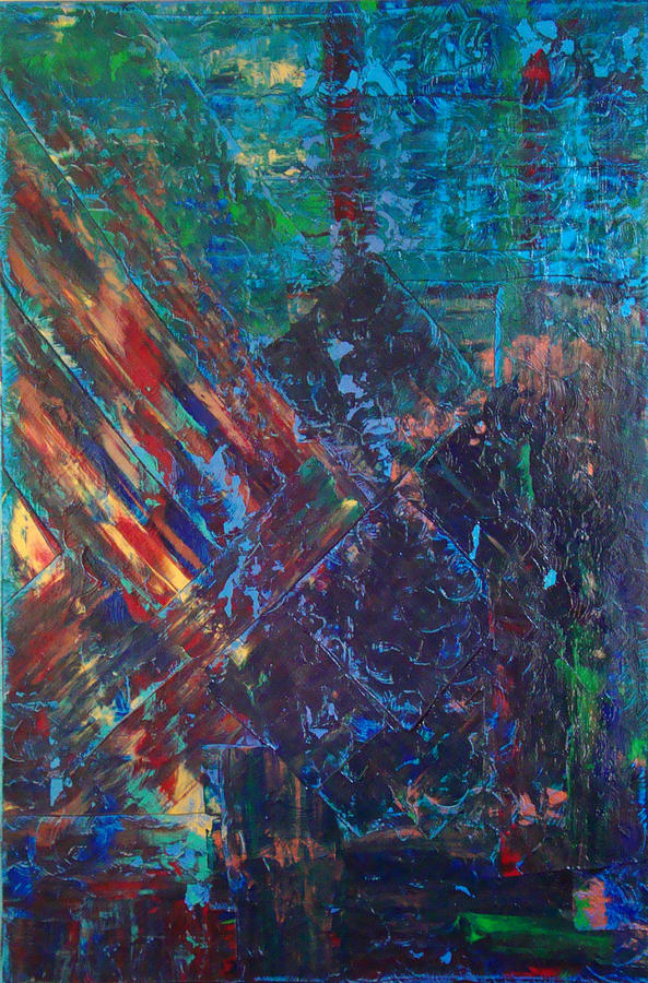 Abstract Painting - Splendid Chaos by Jay Strong Abstract Painting - Splendid Chaos by Jay Strong