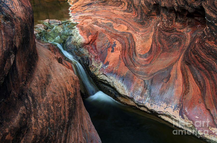 Waterfall Photograph - Splendor On Quail Creek by Bob Christopher