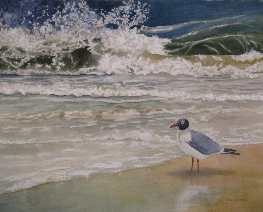 Seascape Painting - Splish Splash by Parrish Hirasaki Seascape Painting - Splish Splash by Parrish Hirasaki