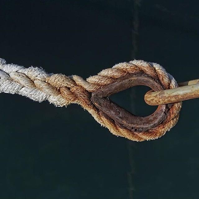 Rope Photograph - #split #croatia #ship #sailing #rope by Aleksandar Misovic