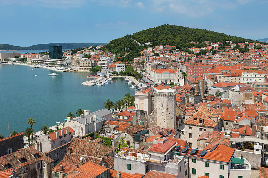 Split, Dalmatian Coast, Croatia. High Photograph by Panoramic Images