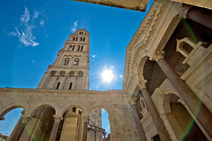 Split Historic Center Cathedral View Photograph